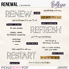 RENEWAL | journal bits by Bellisae