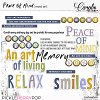 Peace Of Mind-Word art