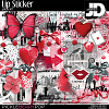 Lip Sticker Play Kit by JopkeDesigns