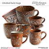 Ornated Rusty Mugs