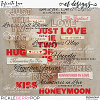 Infinite Love Wordart Elements by et designs