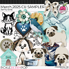 March 2025 CU Sampler Pack - Family Pets