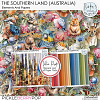 The Southern Land Elements And Papers by Ilonka's Designs