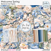 Welcome Spring Elements And Papers by Ilonka's Designs