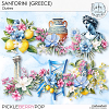 Santorini Clusters by Ilonka's Designs