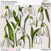 CU flowers #8 snowdrops by Sekada Designs 