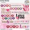 Lovey-Dovey - Word Art - by Neia Scraps