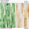 Fairy Forest Watercolor Papers by Ilonka's Designs 