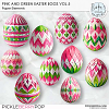 CU Pink And Green Paper Easter Eggs Vol 5 by Ilonka's Designs