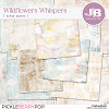 Wildflowers Whispers Artsy Papers by JB Studio