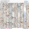 CU Watercolor Lace Papers Vol 1 by Ilonka's Designs