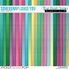 Somebunny Loves You Ombre Papers