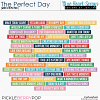 The Perfect Day Word Strips