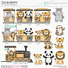 Zoo Nursery Layered Templates (CU)