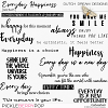 Everyday Happiness - Wordart