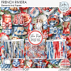 French Riviera Elements And Papers by Ilonka's Designs 