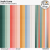 Joyful June - Solid & Ombré  Papers - by Neia Scraps