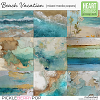 Beach Vacation Mixed Media Papers