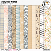 Everyday Notes - Patterned Papers - by Neia Scraps