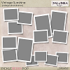 Vintage Sunshine Collage Frames