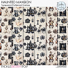 Haunted Mansion Transparent Patterned Overlays by Ilonka's Designs