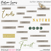 Nature Lovers - Wordart Strips