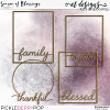 Season of Blessings Frames by et designs