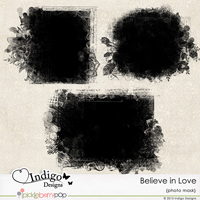 Believe in Love Photo Mask