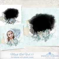 MaskArt Template 2in1 Vol.15 by Indigo Designs 