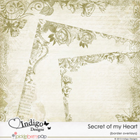 Secret of my Heart Border Overlays