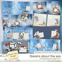 Dreams about the sea - Photobook QPs Vol.1 (Jasmin-Olya Designs)