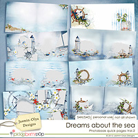 Dreams about the sea - Photobook QPs Vol.2 (Jasmin-Olya Designs)