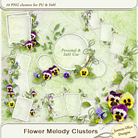 Flower Melody Clusters (Jasmin-Olya Designs)