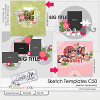 Sketch Templates Collection 50 (CU/PU/S4H)