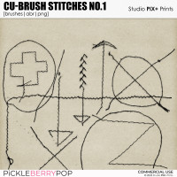 CU - Brush Stitches No.1