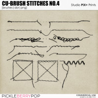 CU - Brush Stitches No.4