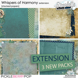 Whispers of Harmony (stacked papers) by Simplette