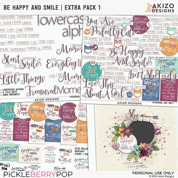 Be Happy And Smile | Extra Pack 1