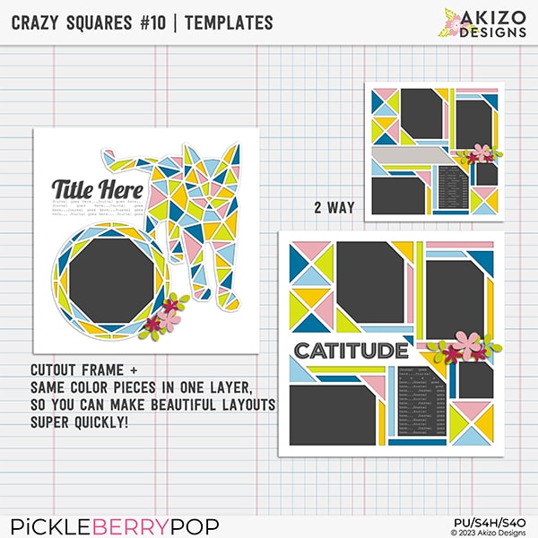 Crazy Squares 10 | Templates