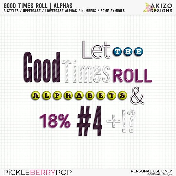 Good Times Roll | Alphas