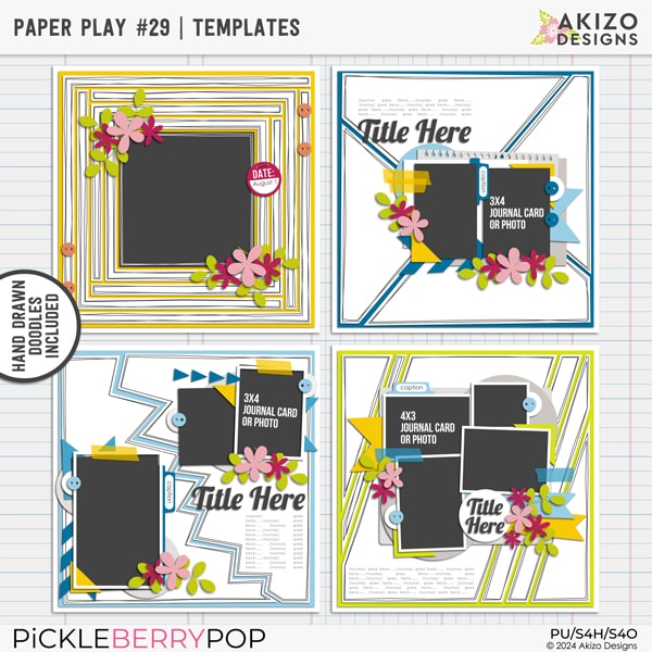 Paper Play 29 | Templates