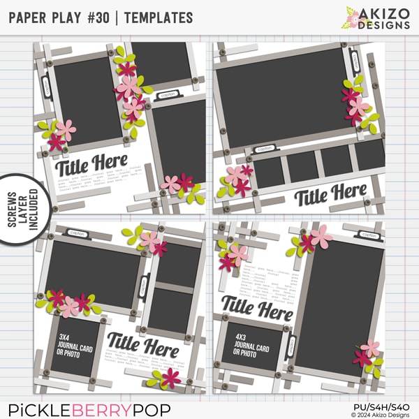 Paper Play 30 | Templates