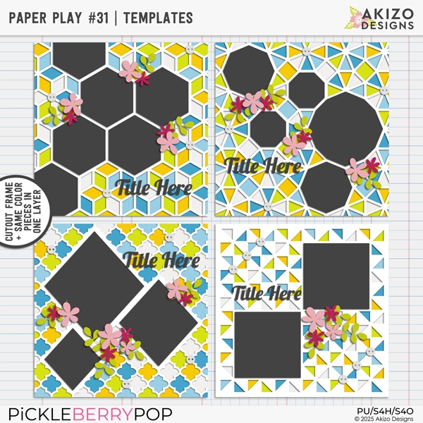 Paper Play 31 | Templates