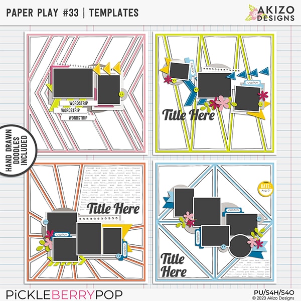 Paper Play 33 | Templates