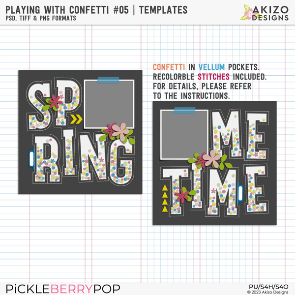 Playing With Confetti 05 | Templates