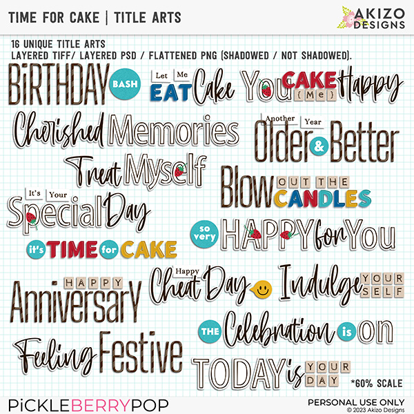 Time For Cake | Title Arts