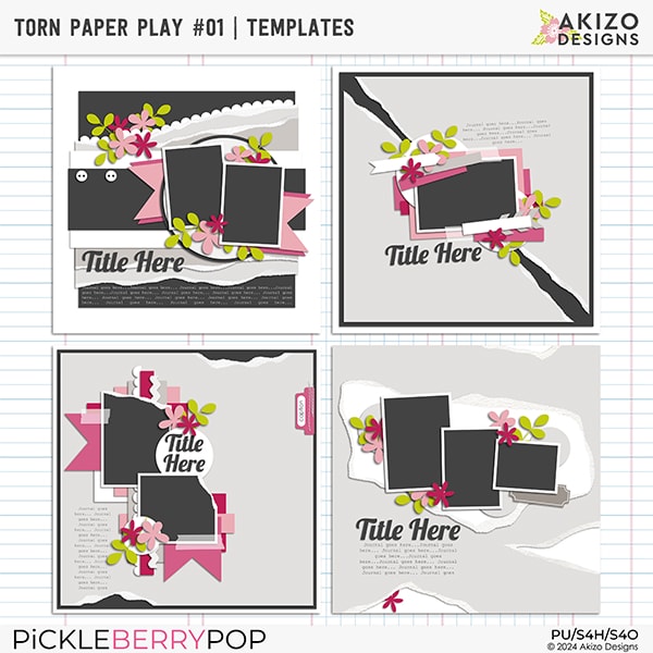 Torn Paper Play 01 | Templates