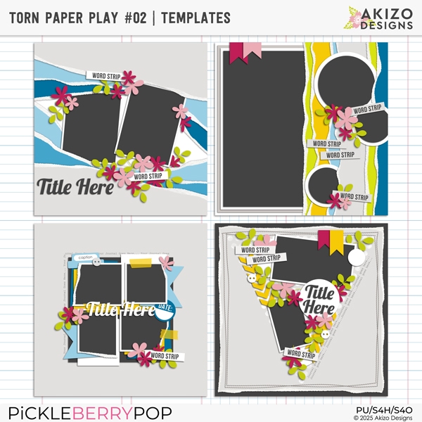 Torn Paper Play 02 | Templates