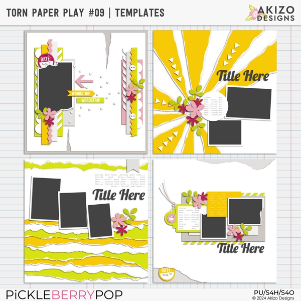 Torn Paper Play 09 | Templates