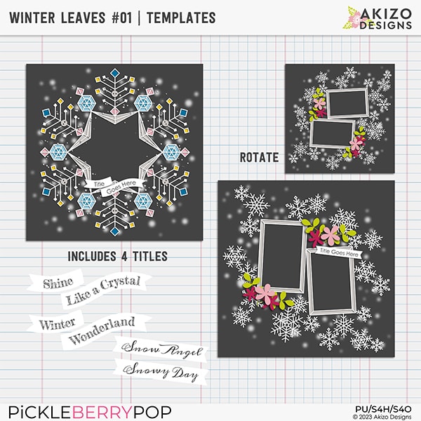 Winter Leaves 01 | Templates